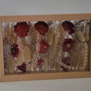 Cadre de fleurs séchées